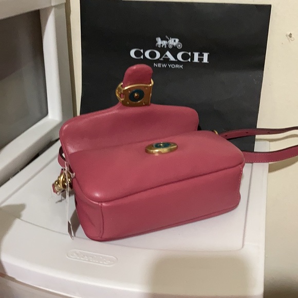 Coach Tabby shoulder bag 18  Rouge pillow  leather - Picture 8 of 13